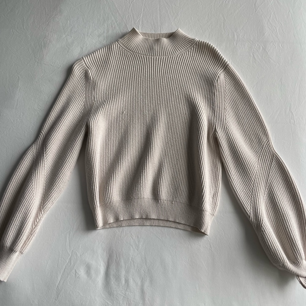 Cream Zara sweater